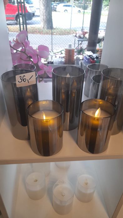 Świeczki w szkle
