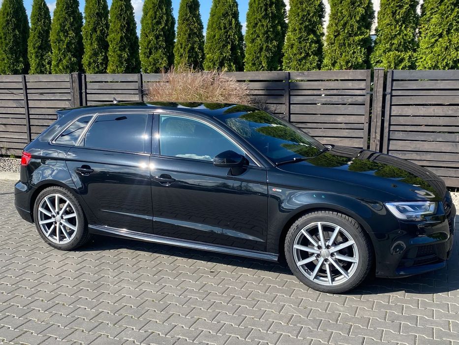 Audi A3 Sportback 4x4 Quattro DSG S-line 2.0TDI 185PK Virtual Doposażona Serwis! Zadbana