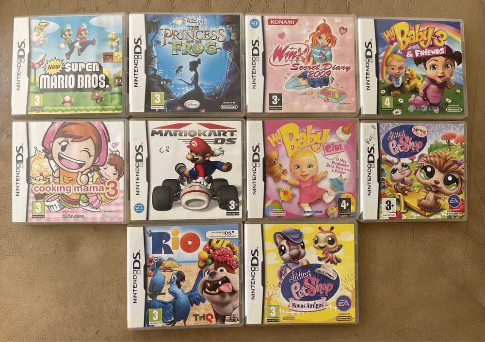 Jogos Nintendo DS (venda total ou em separado)