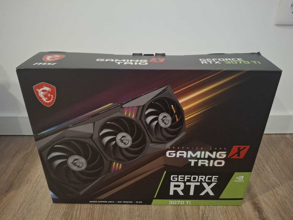 Vendo placa gráfica MSI RTX 3070 TI Gaming Trio X