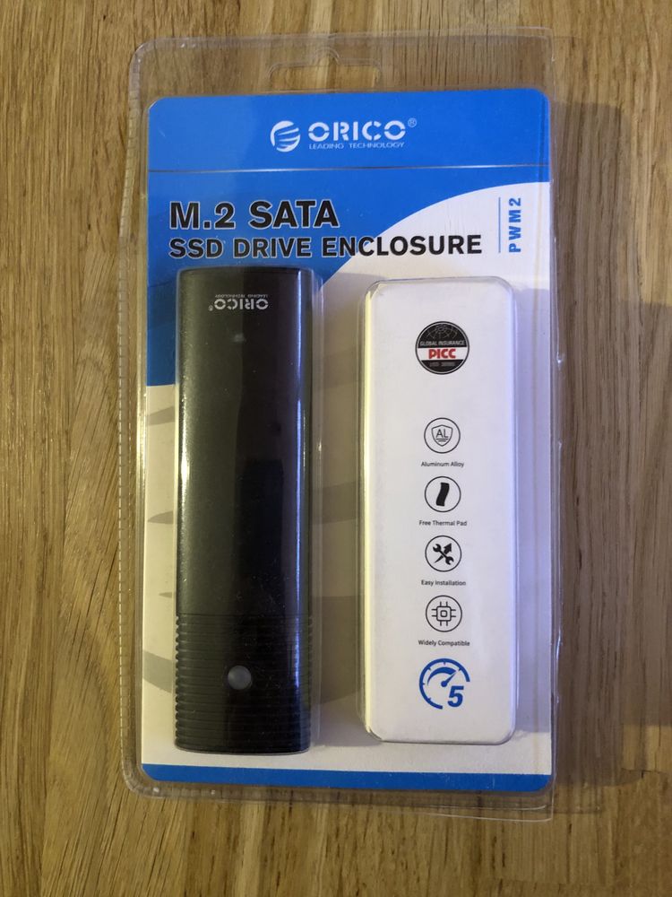 Продам M.2 Sata ssd Drive Enclosure виносний карман для ssd M.2