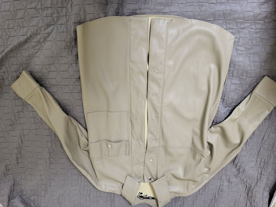 Шкіряна сорочка куртка zara