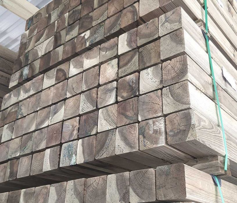 Krawędziak konstrukcyjny, kantówka, słupek, belka 90 x 90 x 2400 mm