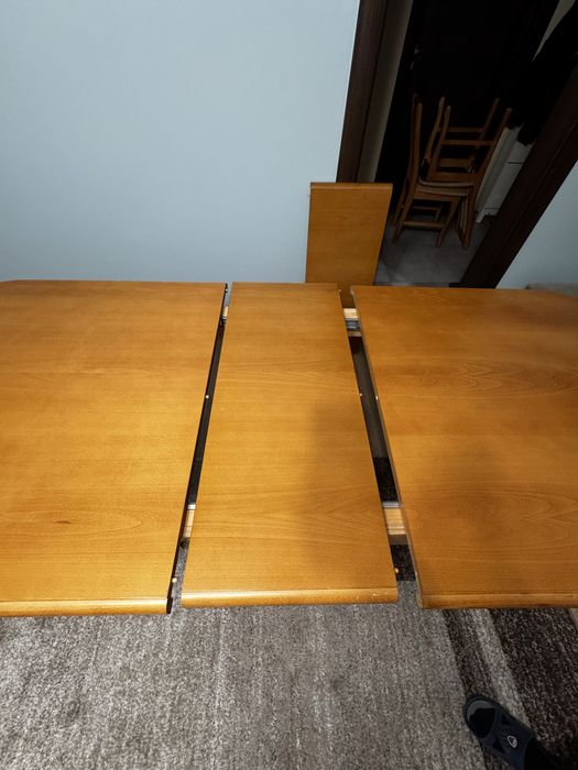 Stół rozkładany 2 dostawki 3 długości 165/200/235 x 90