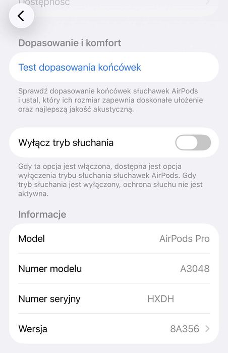 Oryginalne Słuchawki Apple Airpods Pro 2 USB-C Gwarancja Marzec 2026