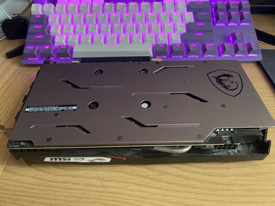 Відеокарта MSI gaming 1660 стан 10/10