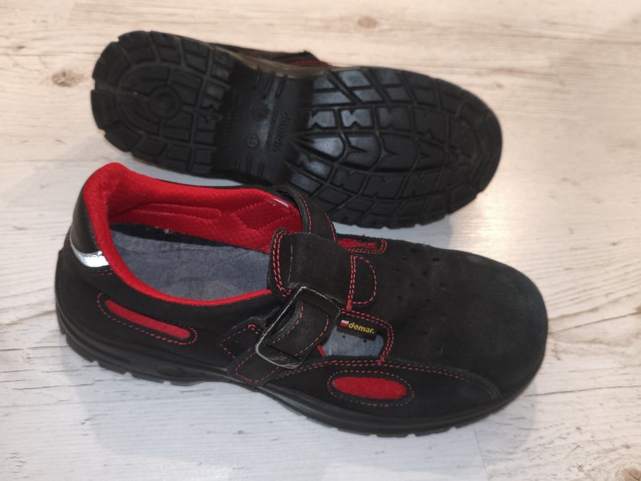 2x Buty robocze z blachą w noskach