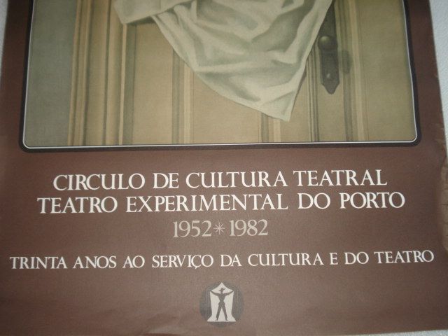 Antigo Cartaz Circulo de Cultura Teatral/ Teatro Experimental do Porto