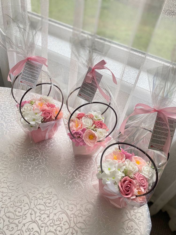Квіти з мила/мильні букети/подарунок дівчині/мамі/троянди