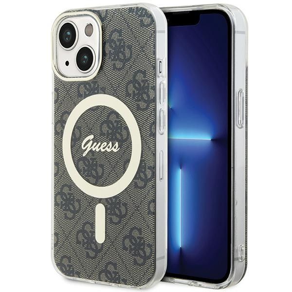 Guess GUHMP15SH4STW iPhone 15 / 14 / 136.1" brązowy/brown hardcase I
