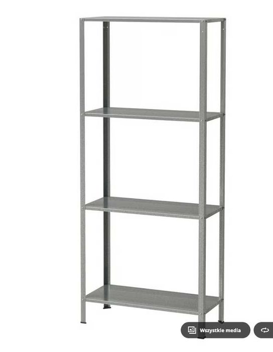 Ikea HYLLIS Regał, do wewnątrz/na zewnątrz, 60x27x140 cm