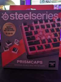 Steelseries prismcaps keycaps double shot PBT czarne