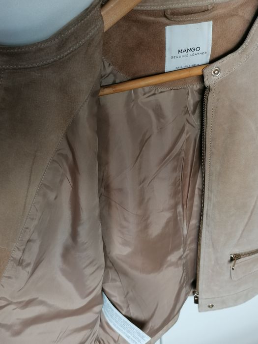 Casaco em pele genuina