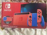 Nintendo switch limited edition mario edition red and blue