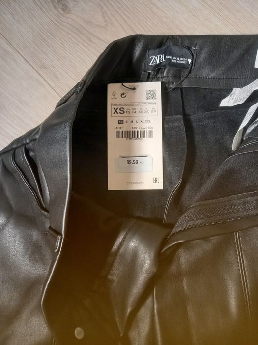 Легінси із штучної шкіри   від ZARA