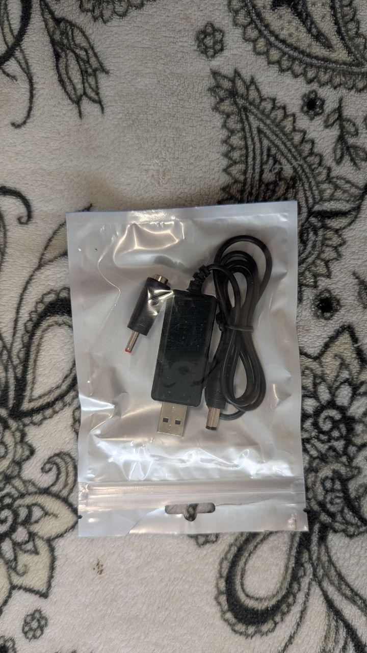 Сетевой Кабель для Роутера 12/9v +переходник