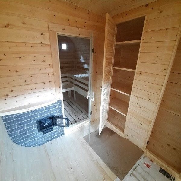 Квадро-Баня Парус 5,9 x 2,4 х 2,5 м из деревянного бруса хвойных пород