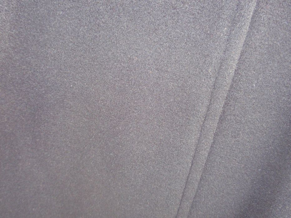 Płaszcz męski wełna kaszmir L/XL ocieplany czarny elegancki