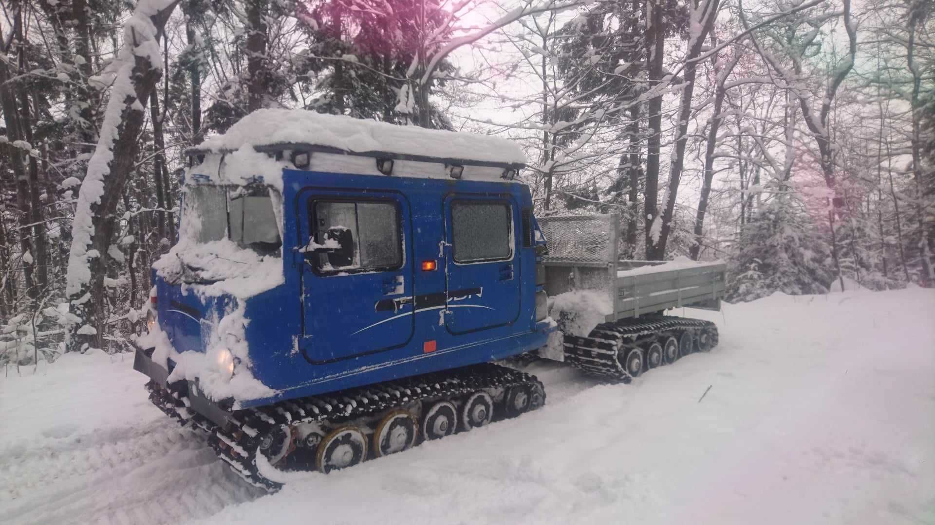 Gokart Ratrak Wozidlo Hagglund BV206 amfibia mulczer unimog