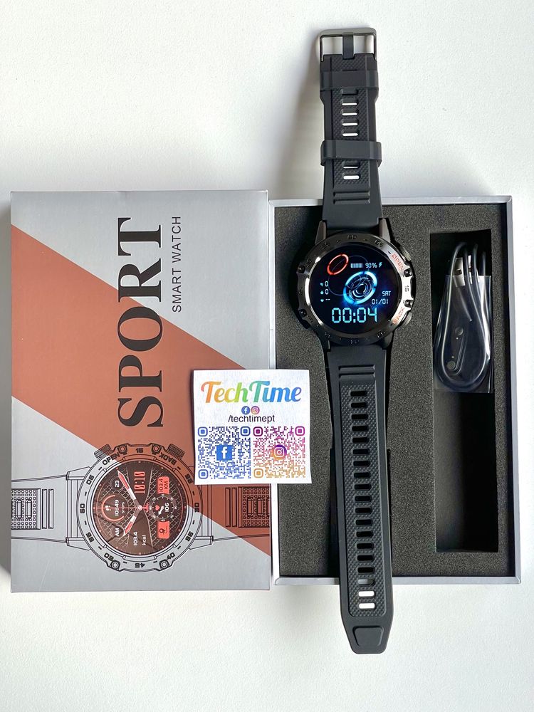 [NOVO] Smartwatch Melanda K52 (Preto)