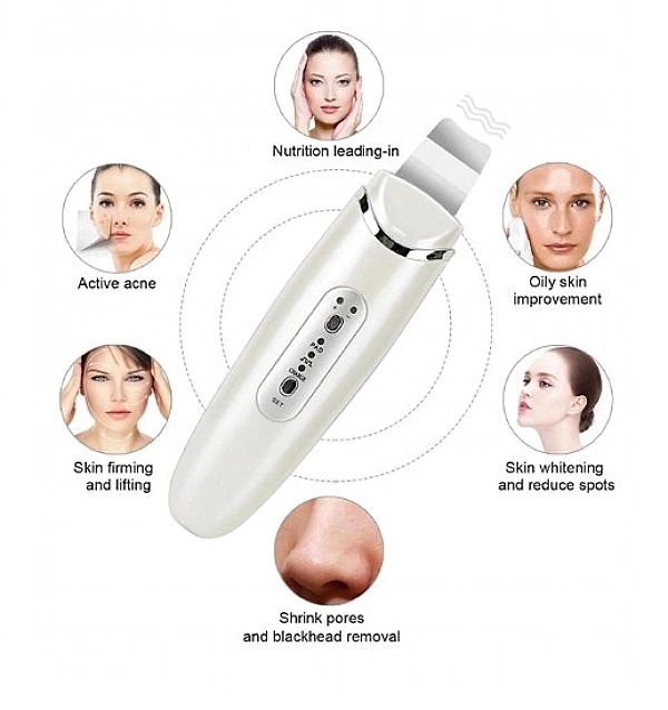 Nowoczesny peeling kawitacyjny EMS do twarzy z Jonoferezą i Sonoferezą