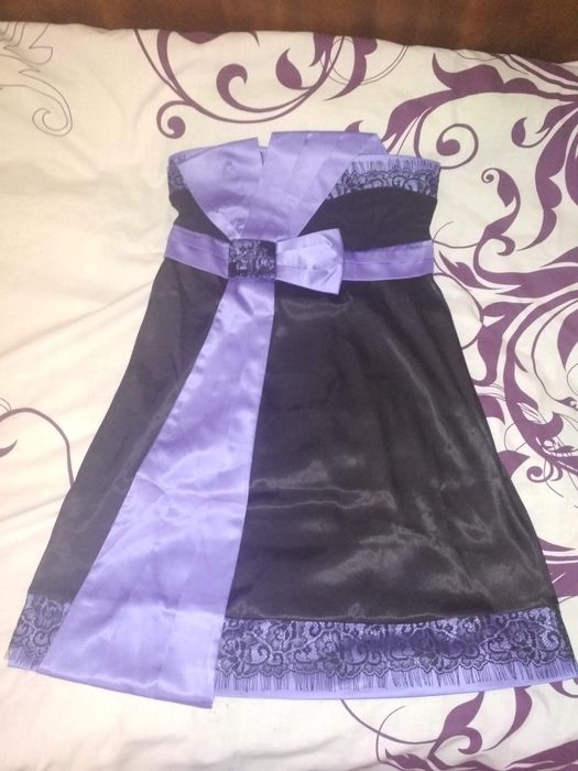 Вечерние платье атласное