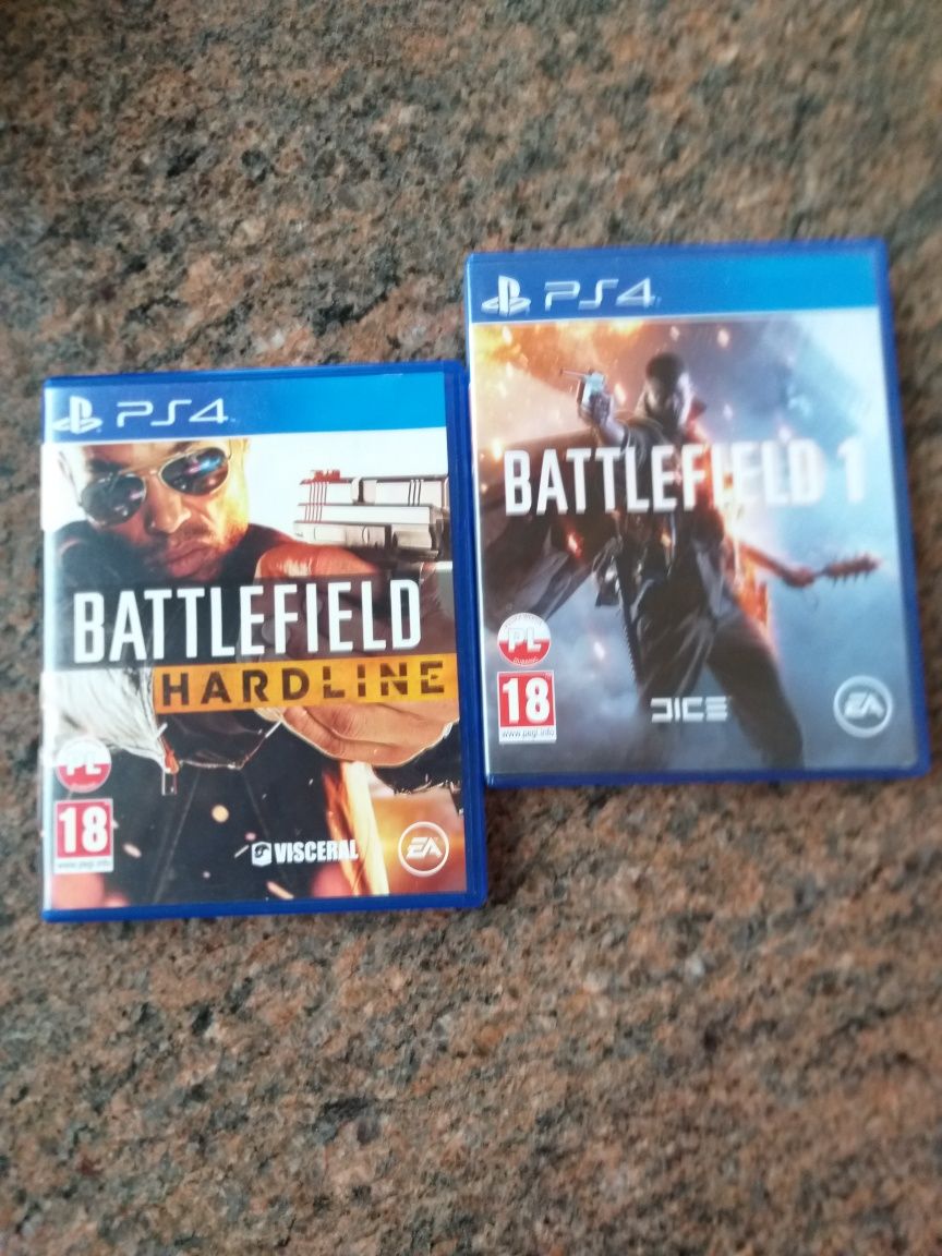 Gry Battlefield Hardline Battlefield 1 Zestaw 2 gier PS4 ps4 PL games