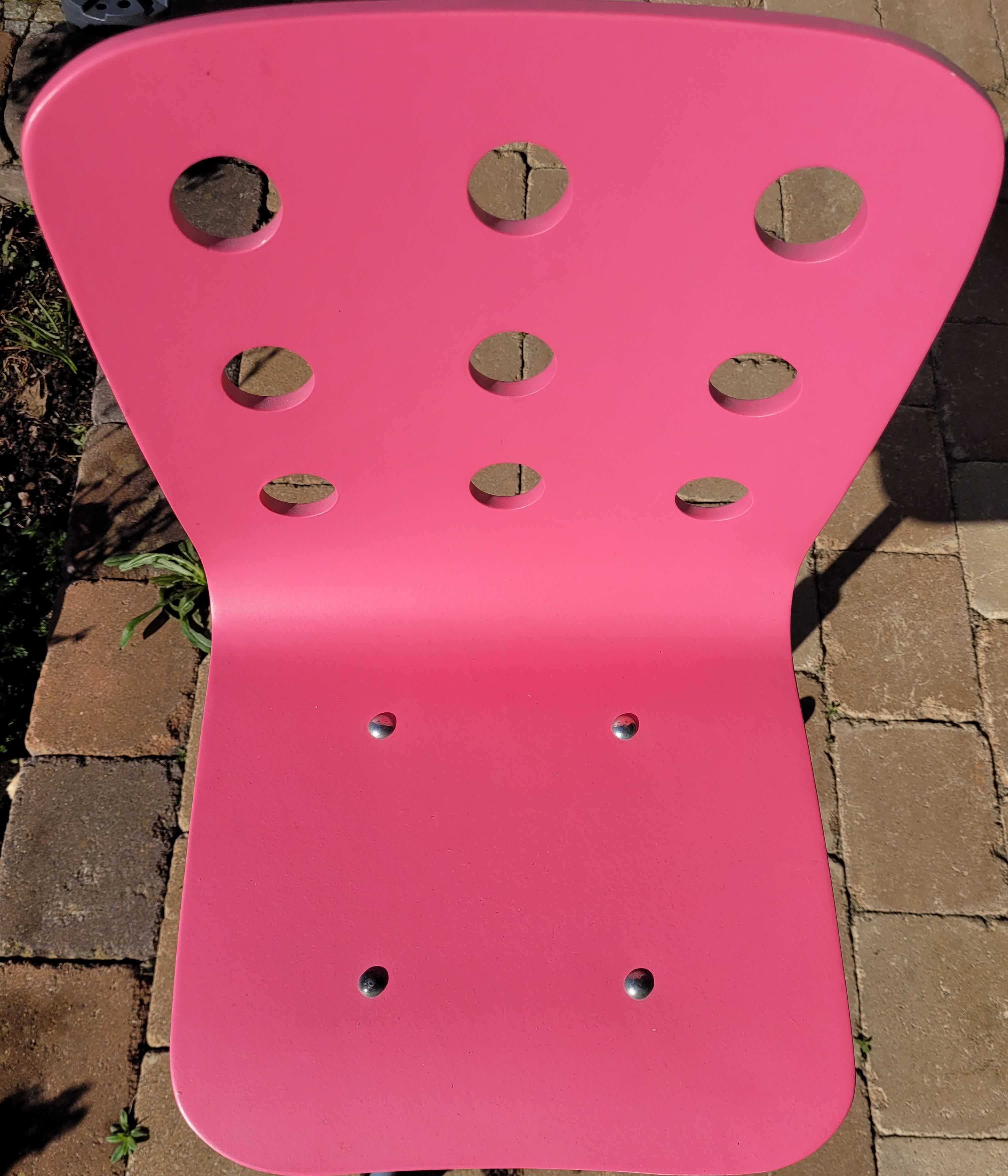 krzesełko/fotel do biurka dla dziecka z Ikea, regulowana wysokość