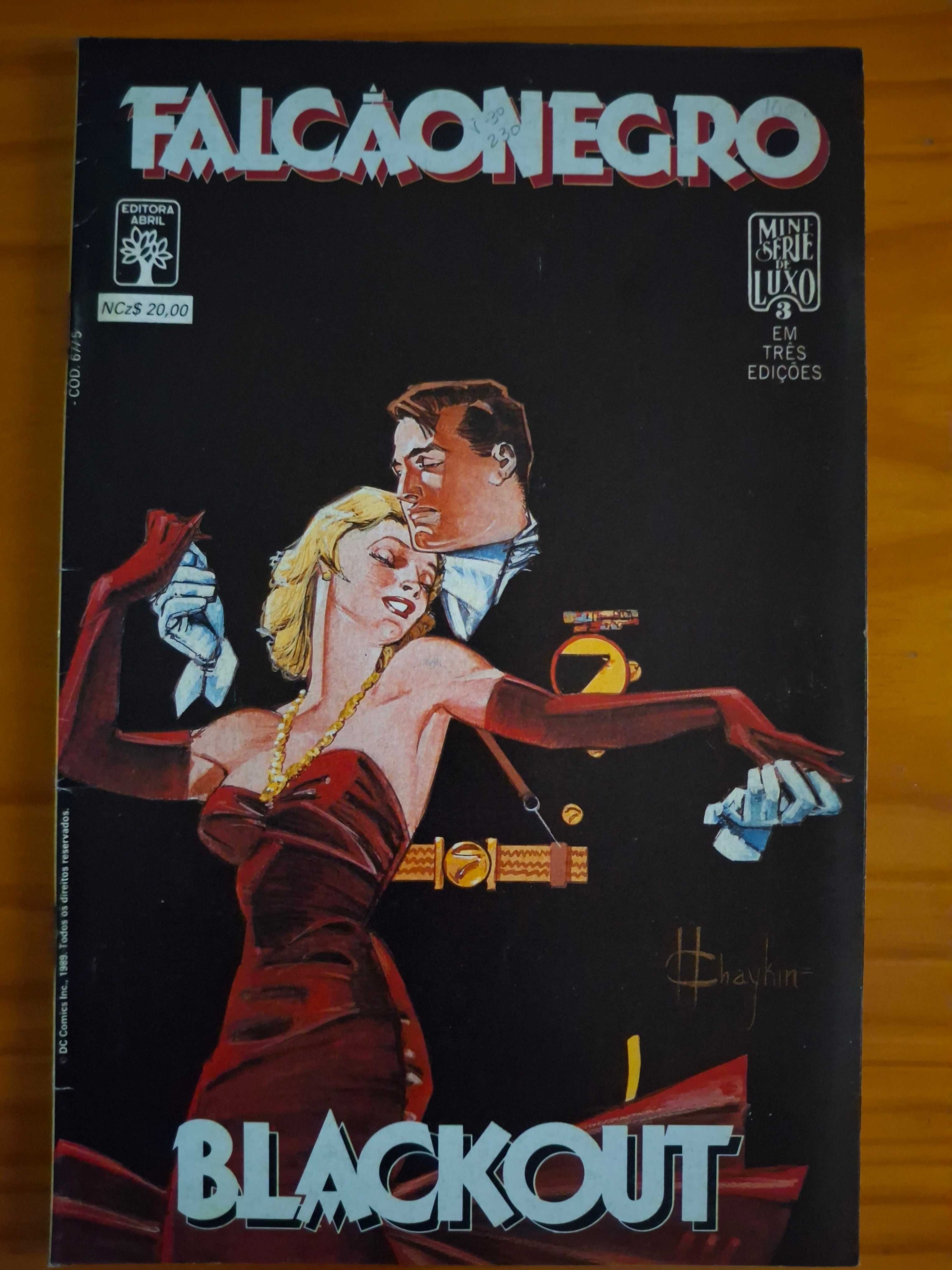 BD Mini Série de Luxo Falcão Negro (Mini série em 3 volumes)