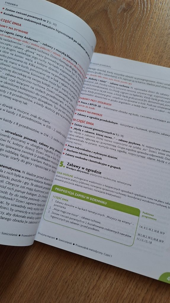 Przewodnik Drużyna marzeń wsip - 6 latek. Tylko część 1