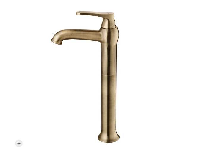 Omnires Art Deco bateria umywalkowa brąz ant AD5112BR  Korek Klik Klak