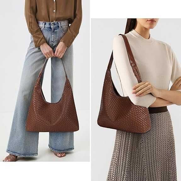 GSenhui  - Torebka damska na ramię shopperka duża bucket modna+portfel