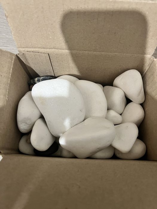 Біле каміння в акваріум