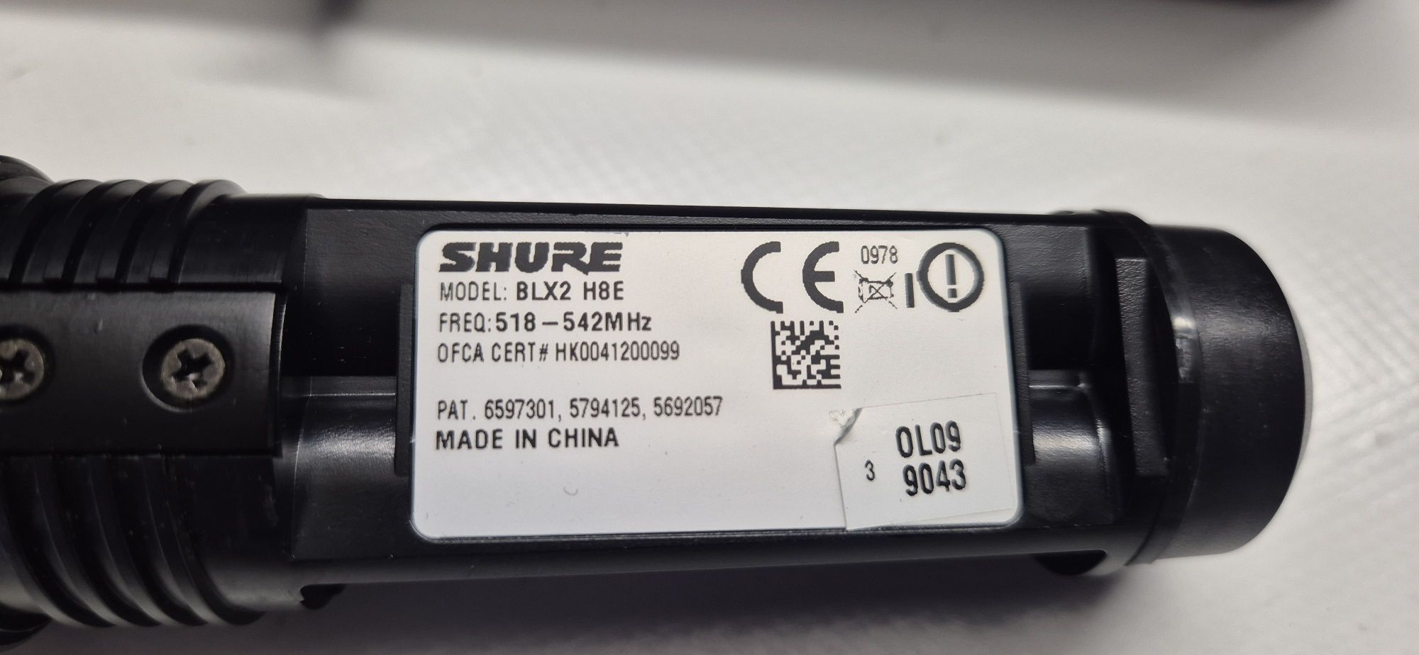 Shure BLX24/SM58 zestaw bezprzewodowy