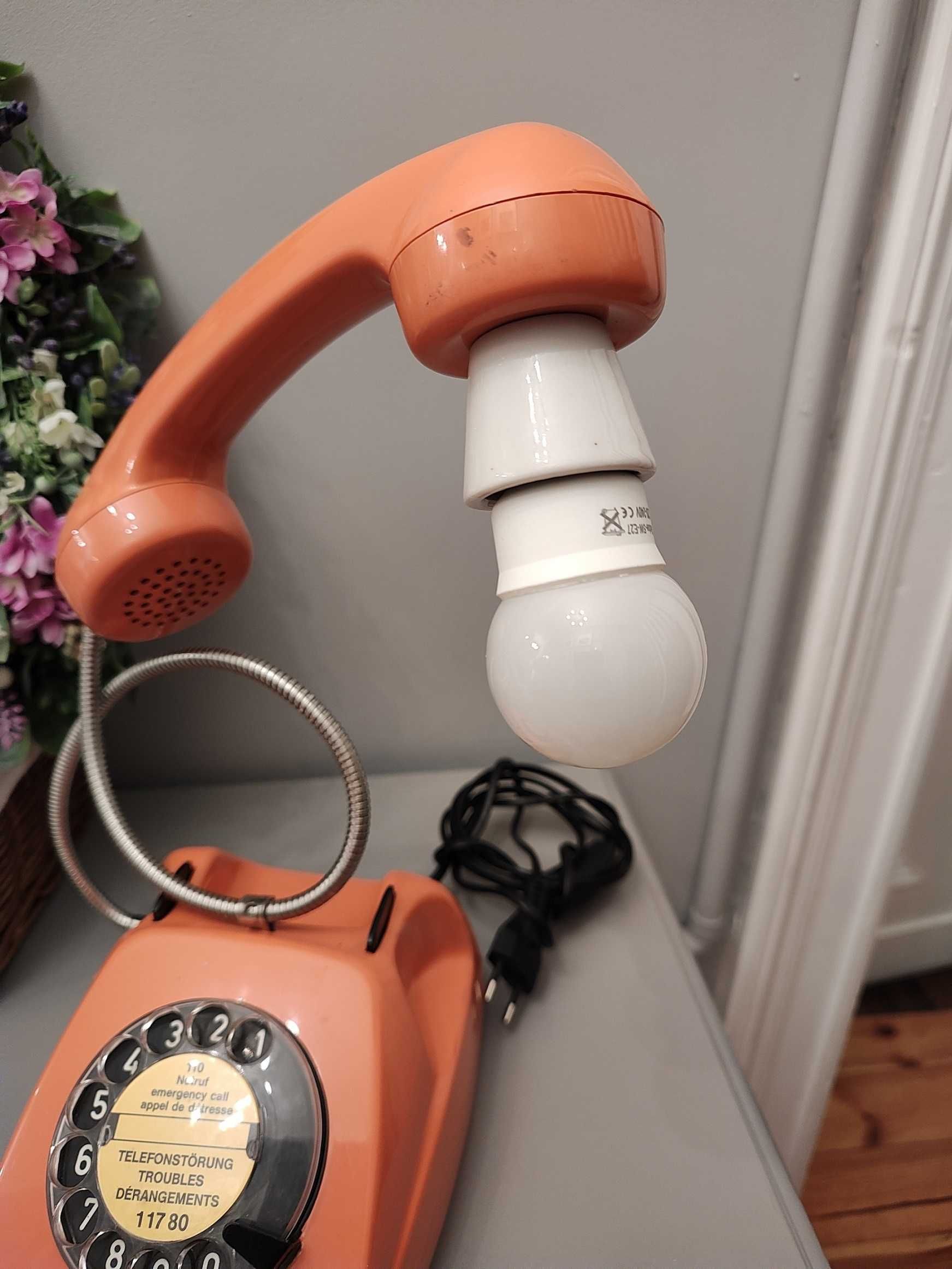 Lampka telefon, retro, vintage, do wystroju