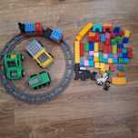 Lego Duplo Klocki Auta Pociąg Tory