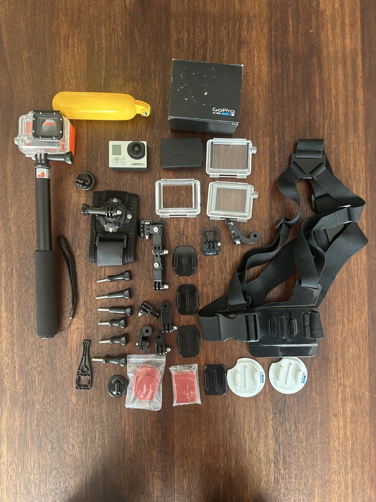 GoPro Hero 3 Silver Edition + ekran + akcesoria