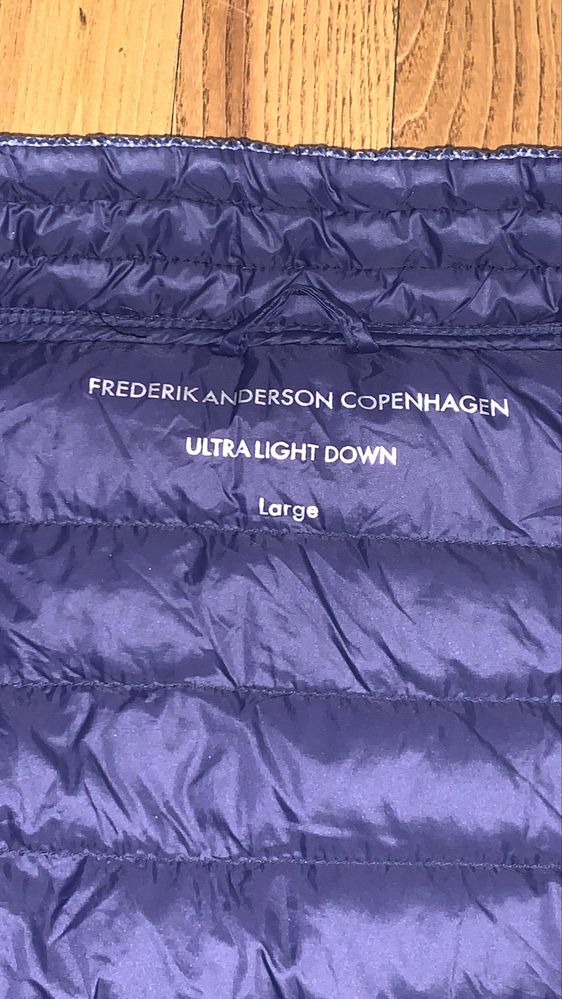 Ultralekka puchowa kurtka L Frederik Anderson Copenhagen
