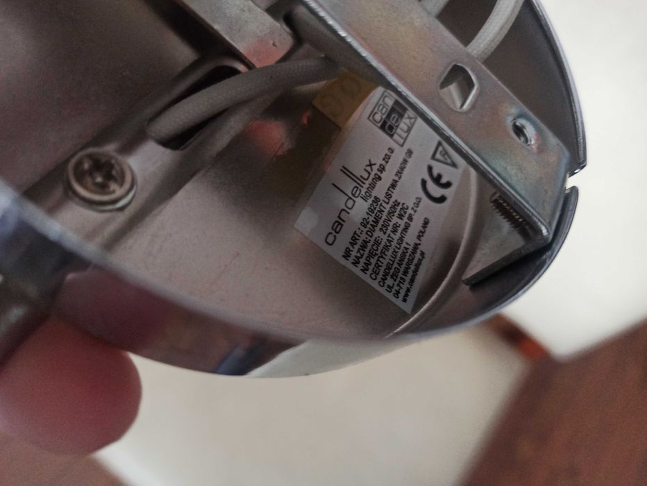 Lampa Candellux - diament listwa 2x40W G9 + żarówki LED - 60 zł