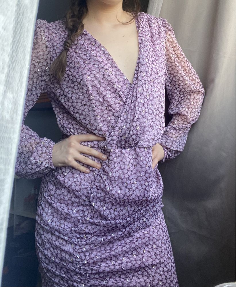 Luźna elegancka sukienka