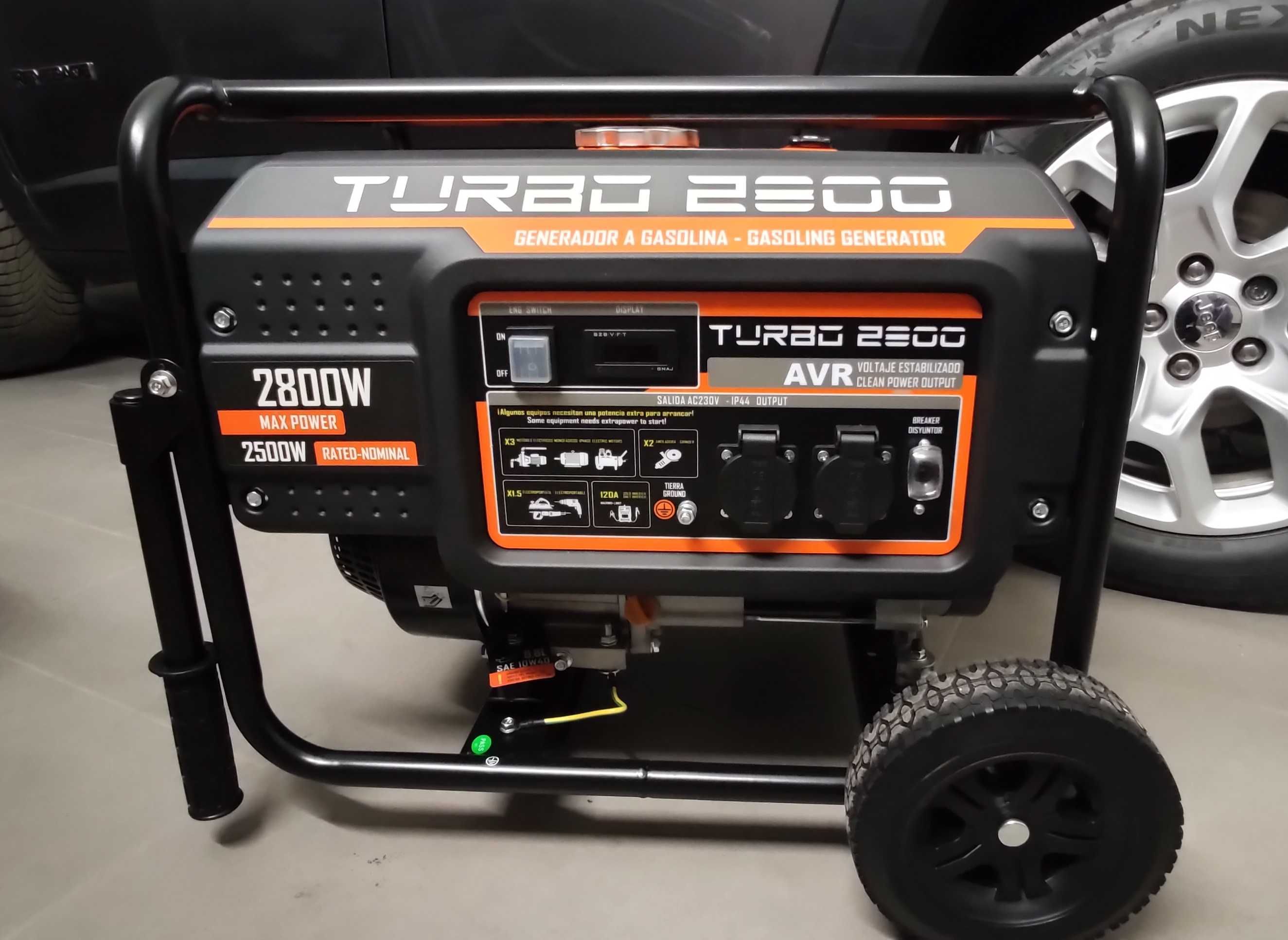 Генератор Genergy Turbo 2800 (бензин, Испания). 2,8 кВт – однофазный
