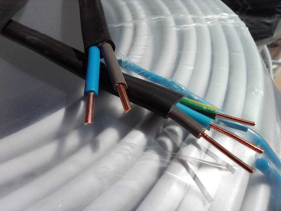 Негорючий Кабель провід ВВГнг ШВВП ПВС 3х2,5 2х2,5 2х1,5 3х4,0 3х6,0