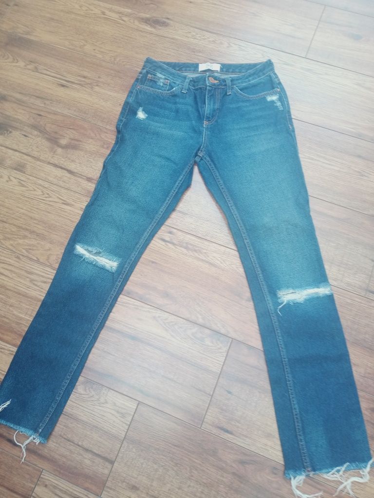 Spodnie jeansy new look xs