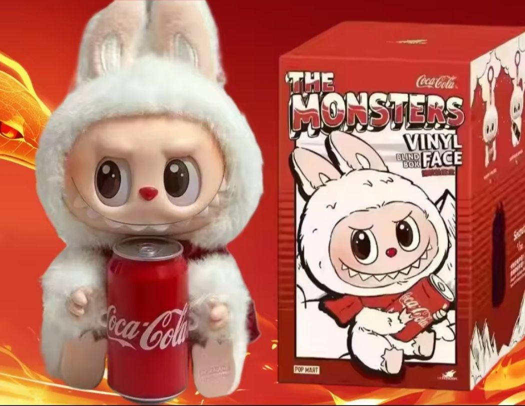 Лабубу Coca Cola,лялька