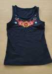 Bluzeczka top F&F r.128-122 hafty