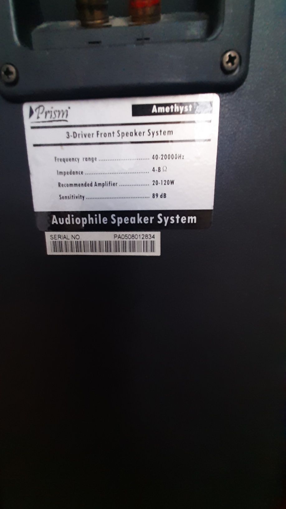 Kolumny Prism 5 szt + amplituner Yamaha