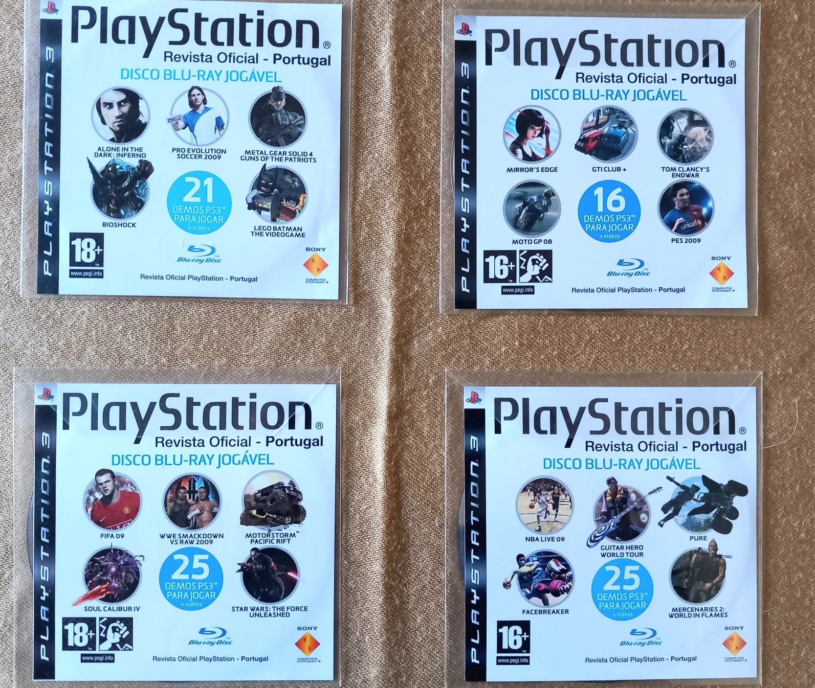 Blu-ray de demos para Playstation 3