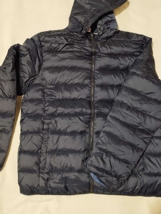 Мужская теплая лёгкая водонепроницаемая стёганая куртка