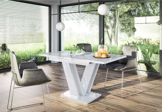 Stół rozkładany 120-160 cm do jadalni nowoczesny stół do salonu