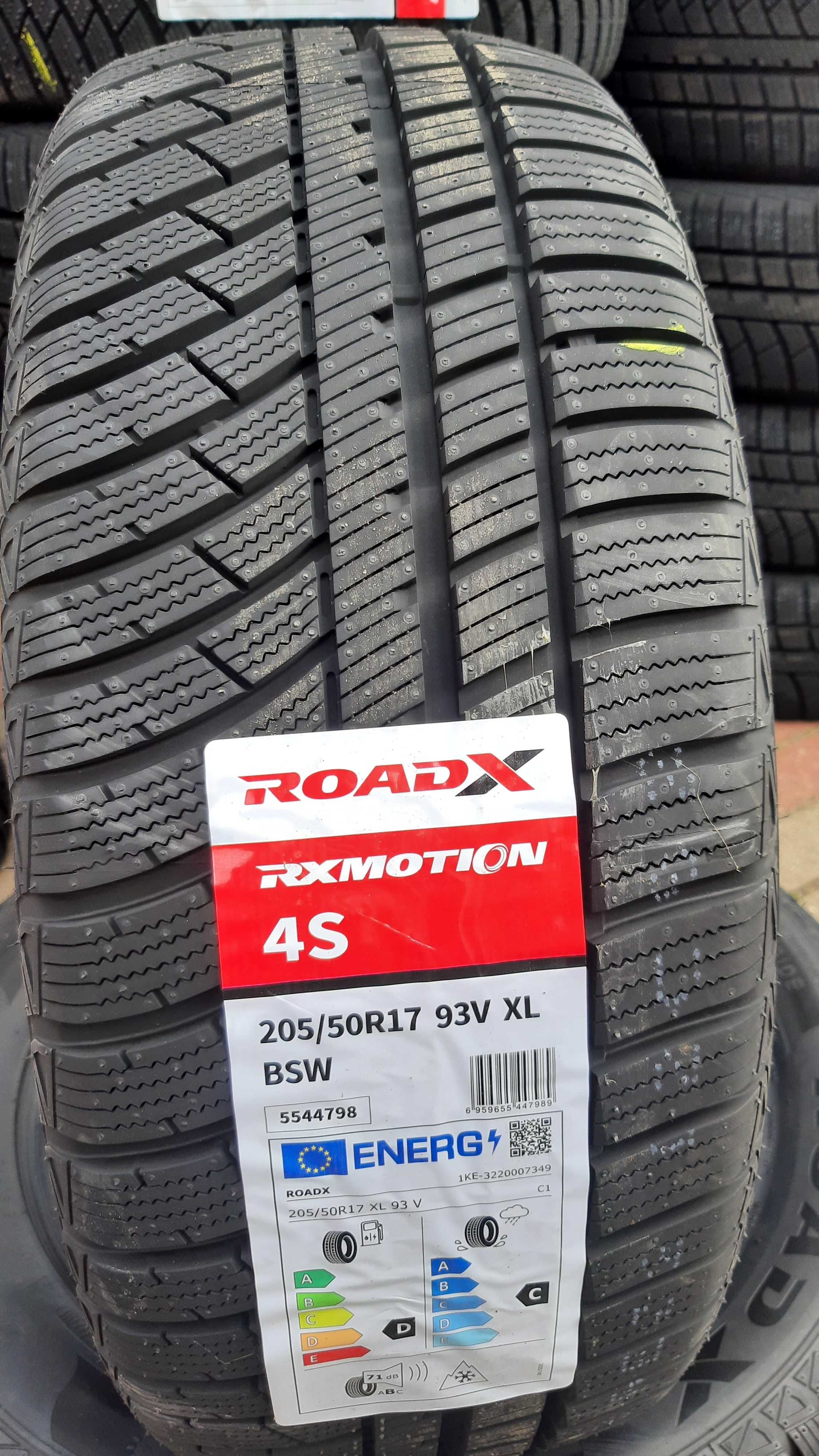 205/50 R17 Roadx RX Motion4S Opony Wielosezonowe Nowe !!! MASGUM!!!